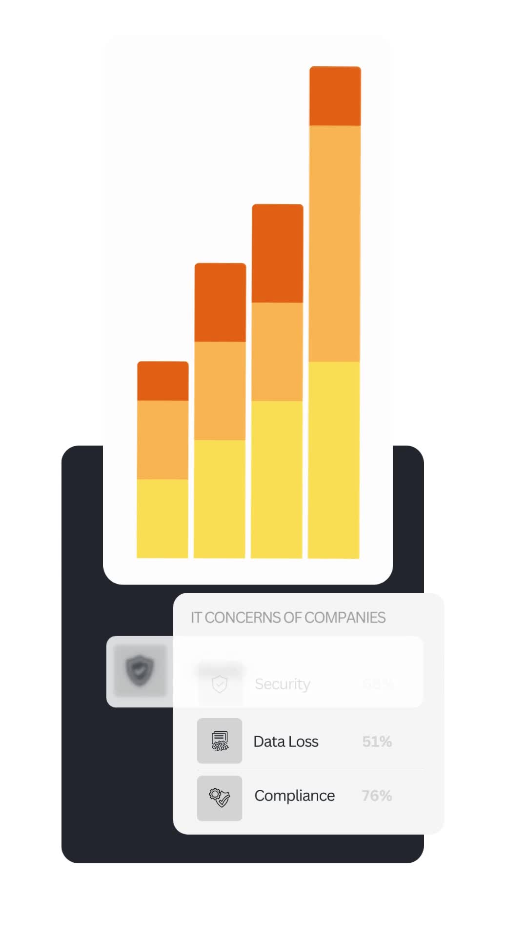 Top IT concerns of companies infographic